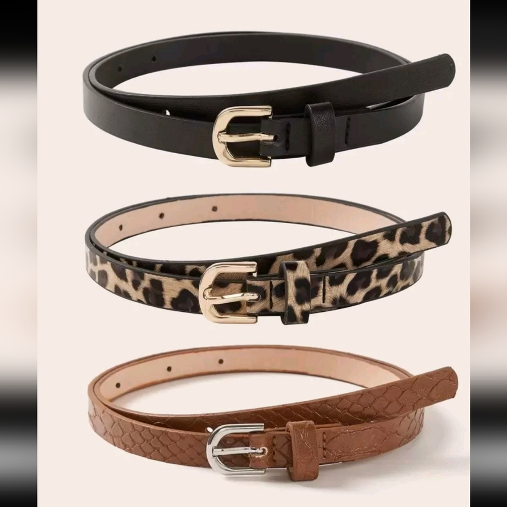3 Belt Set